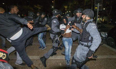 Protest over alleged police brutality in Israel turns violent in Tel Aviv